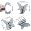 fashion butterfly plastic stoving varnish hair claws 1 piece