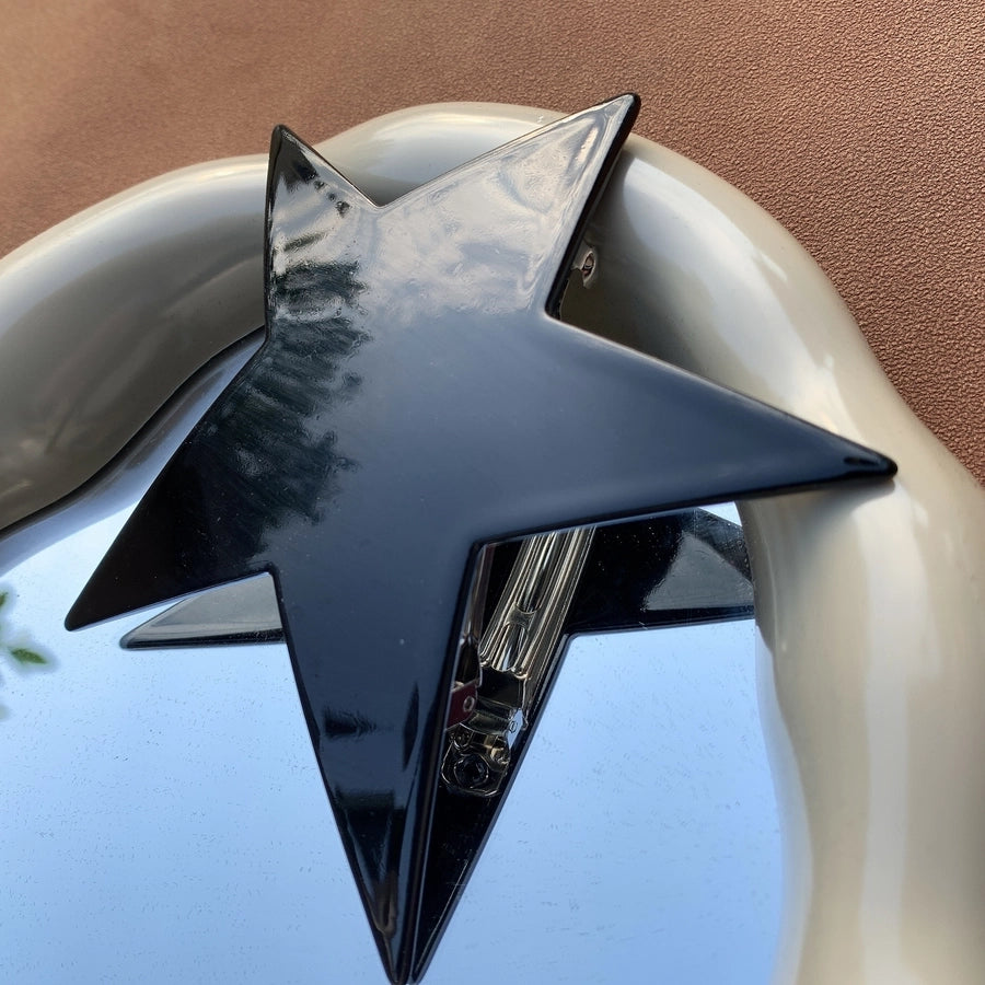 y2k tie dye star acetic acid sheets hair clip