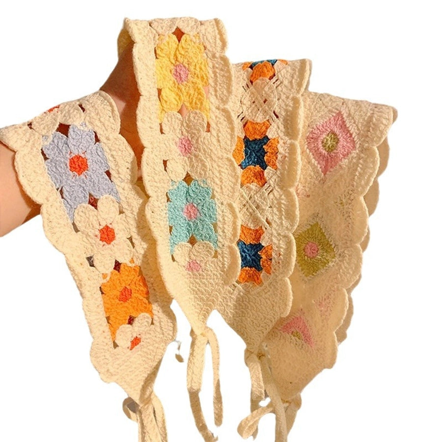 Women's Pastoral Flower Cotton Polyester Flowers Hollow Out Hair Band