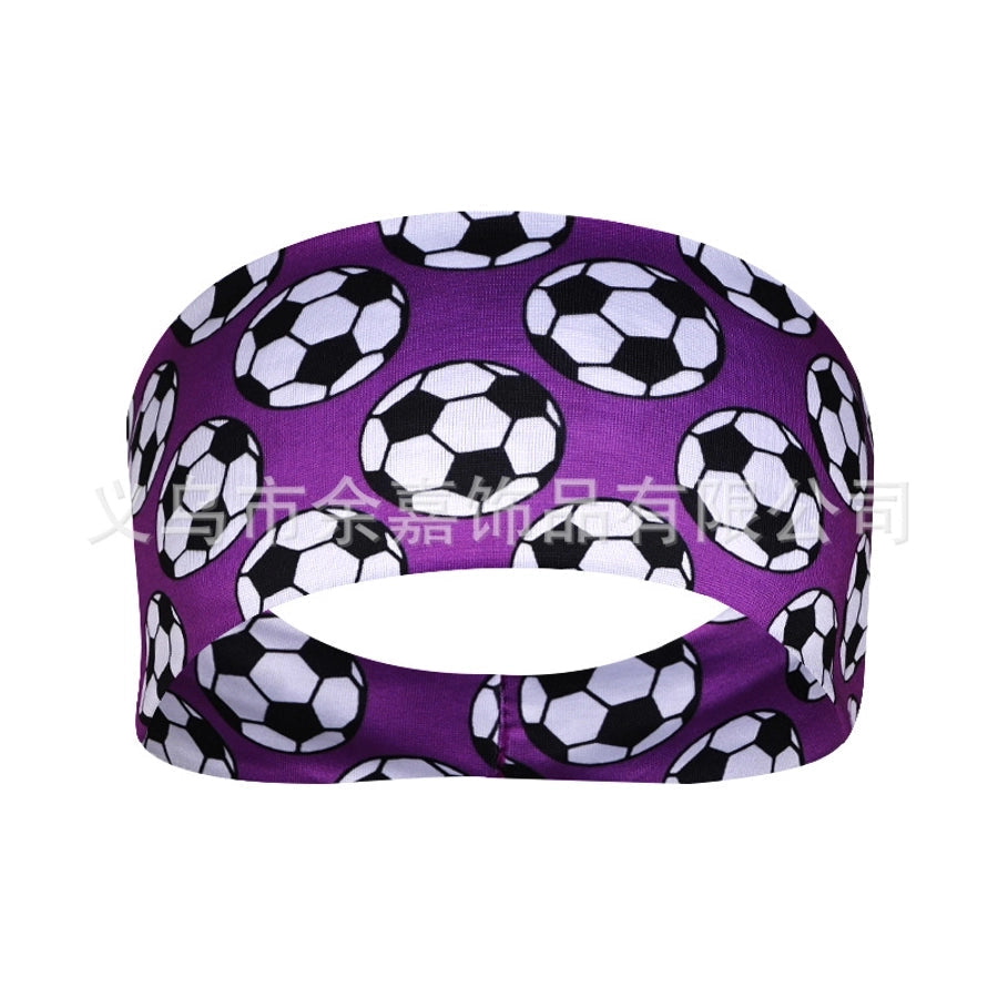 basic plaid polyester patchwork hair band