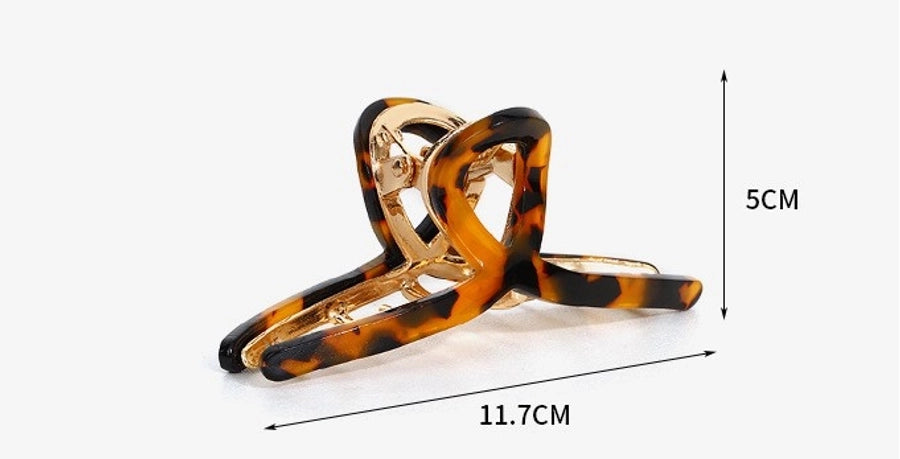 fashion geometric acetic acid sheets hair claws 1 piece