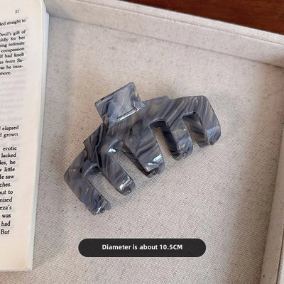 Korean Super Fairy High-end Acetic Acid Large Grab Clip Elegant Internet Celebrity Elegant Shark Clip Fashionable Simple Back Head Hairpin