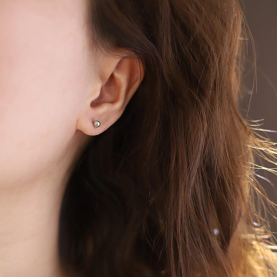 1 Pair Cute Vacation Modern Style Round Water Droplets 304 Stainless Steel Drop Earrings