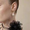 1 Pair Simple Style Classic Style Geometric 304 Stainless Steel Drop Earrings