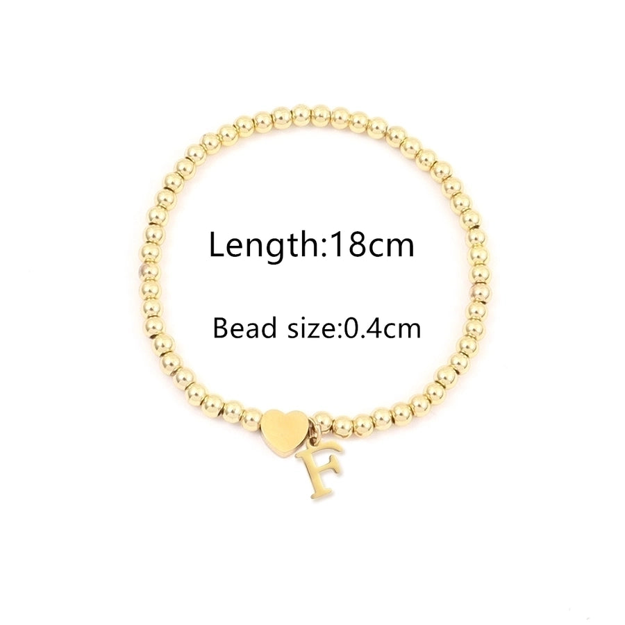 Simple Style Classic Style Letter 201 Stainless Steel 304 Stainless Steel Bracelets In Bulk