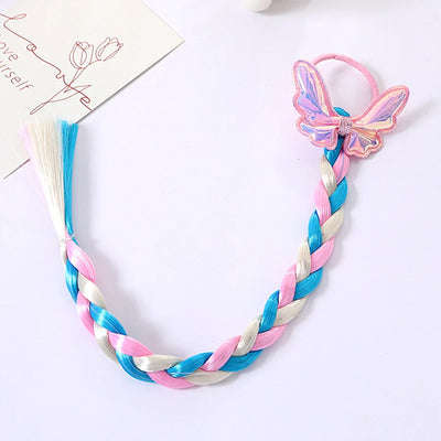 Girl'S Cute  Bow Knot Snowflake chemical fiber Inlay Rhinestones Hair Tie