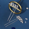 Antique U-shaped Hairpin Hair Accessories Simple Rhinestone Pin Hairpin Photography Portrait High-end Hair Hairpin