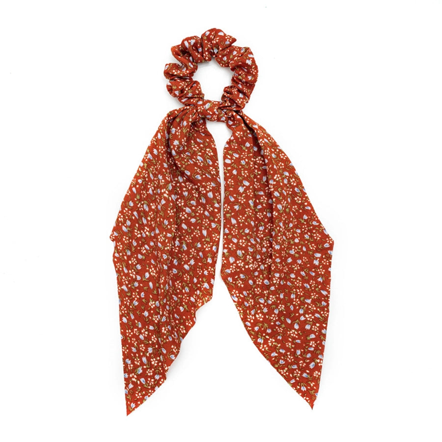 fashion ditsy floral cloth ribbon hair tie 1 piece