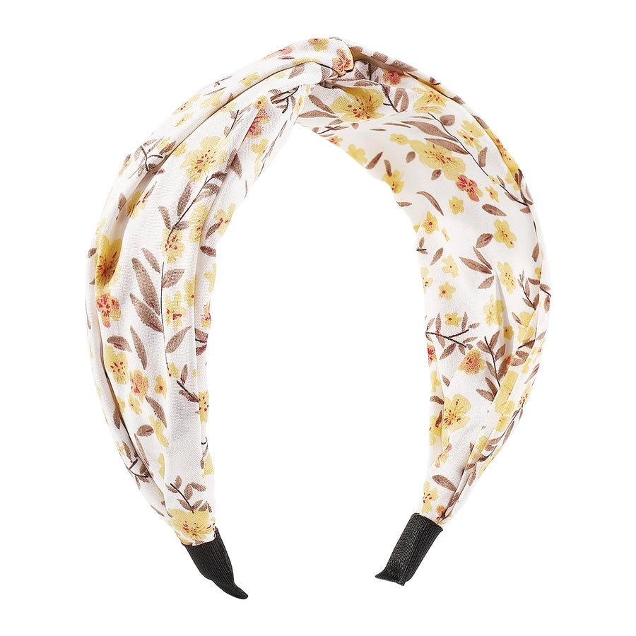 women's bohemian beach ditsy floral cloth printing hair band