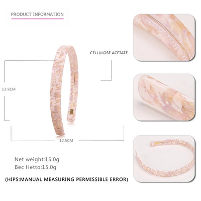 elegant lady geometric acetic acid sheets hair band