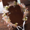 Children's Wreath Headwear Princess Super Fairy Strap Pearl Headband Wedding Flower Girl Headband Mori Headband Hair Accessories