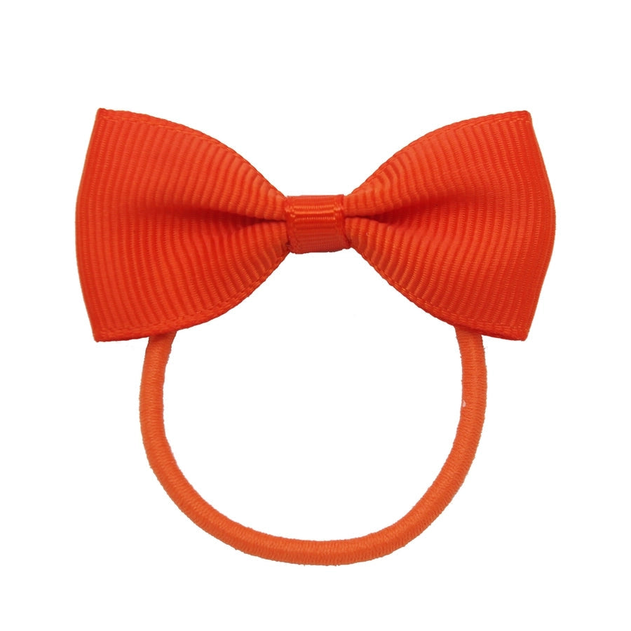 children's jewelry bow hair ring  thread belt hair accessories rubber band solid color girl small rubber band headdress