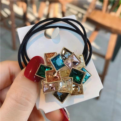 Women's Elegant Geometric Alloy Hair Tie