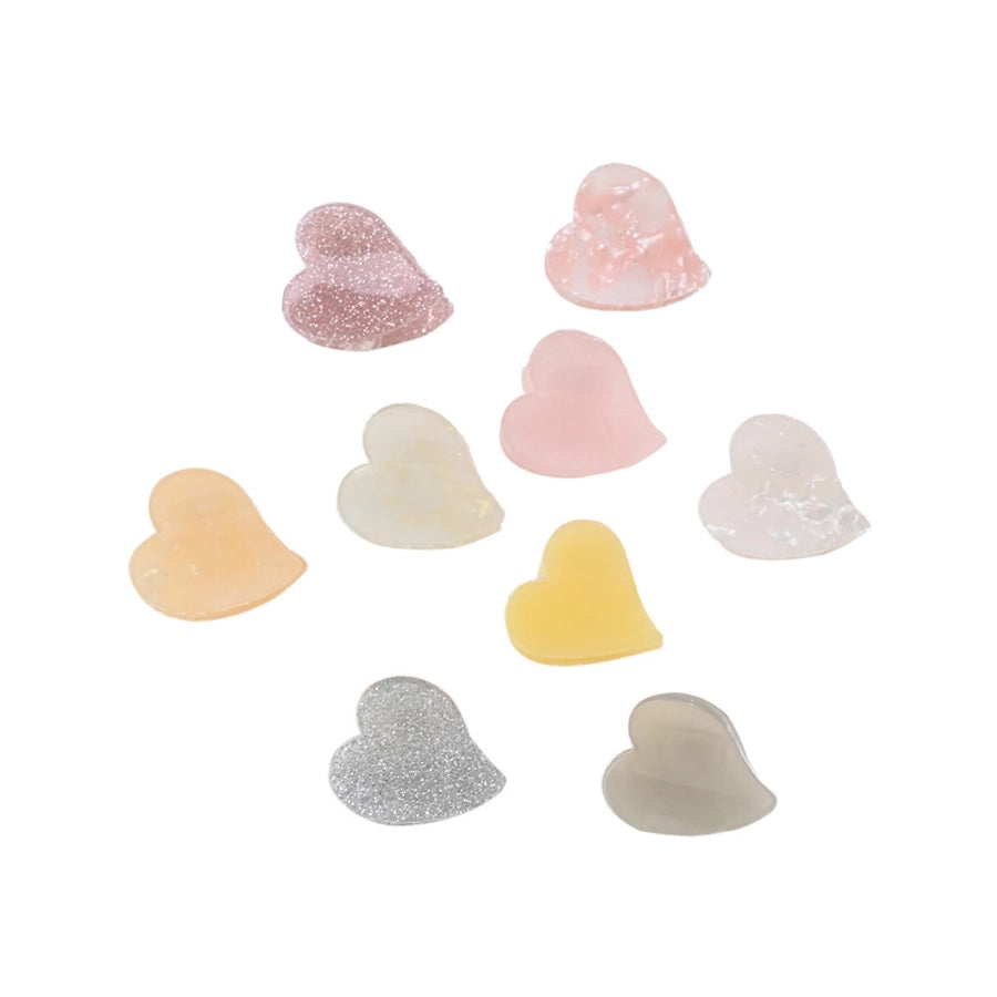 Women's Sweet Heart Shape Acetic acid sheets Hair Claws