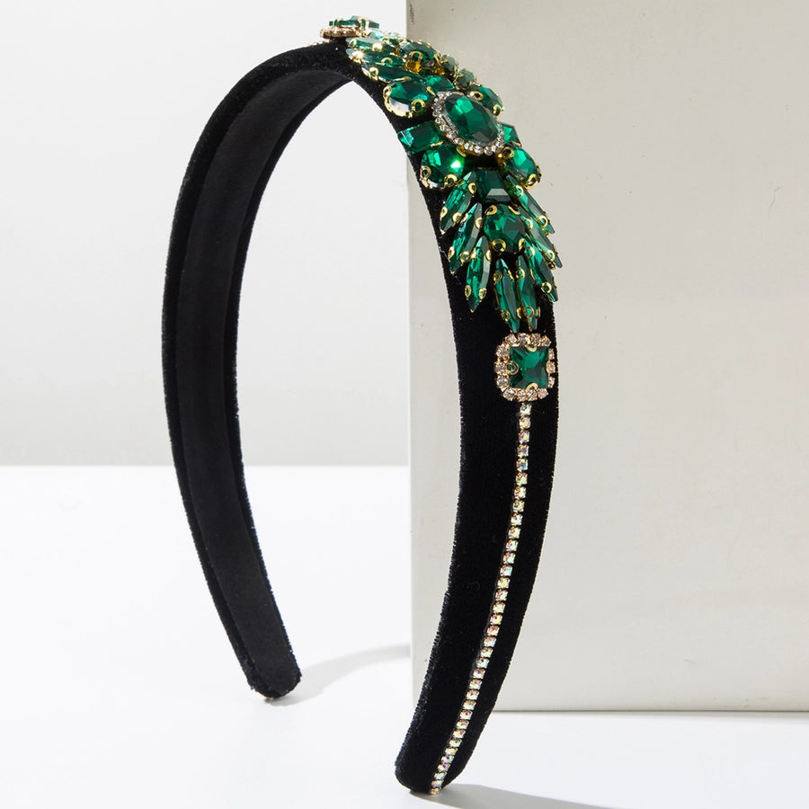 Women's Vintage Style Vacation Classic Style Water Droplets Alloy Inlay Glass Hair Band