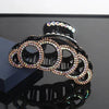 Women's Simple Style Classic Style Solid Color Alloy Inlay Rhinestones Hair Claws