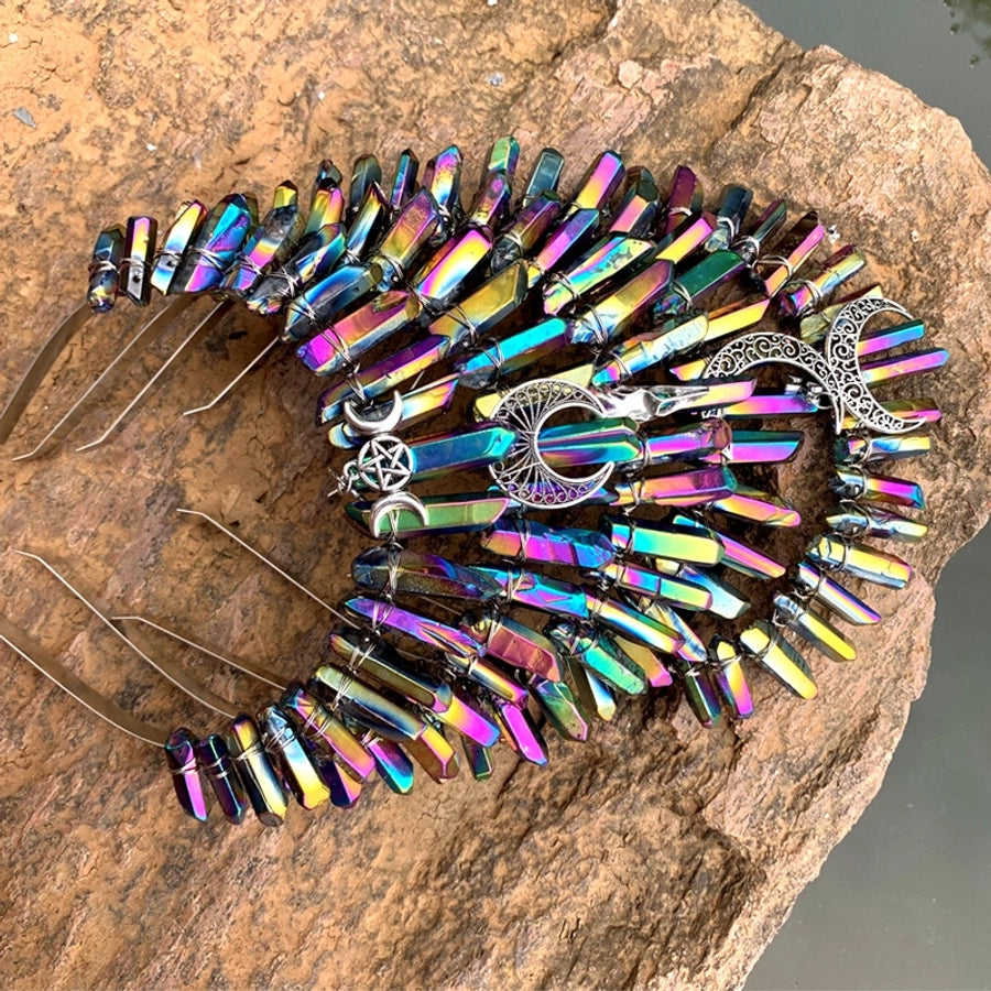 Women's Shiny Geometric Crystal Hair Band