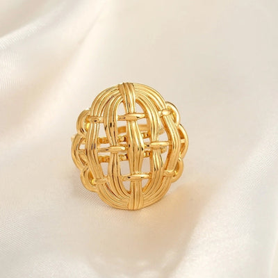 Jewelry Simple Style Commute Geometric 304 Stainless Steel Plating Open Rings