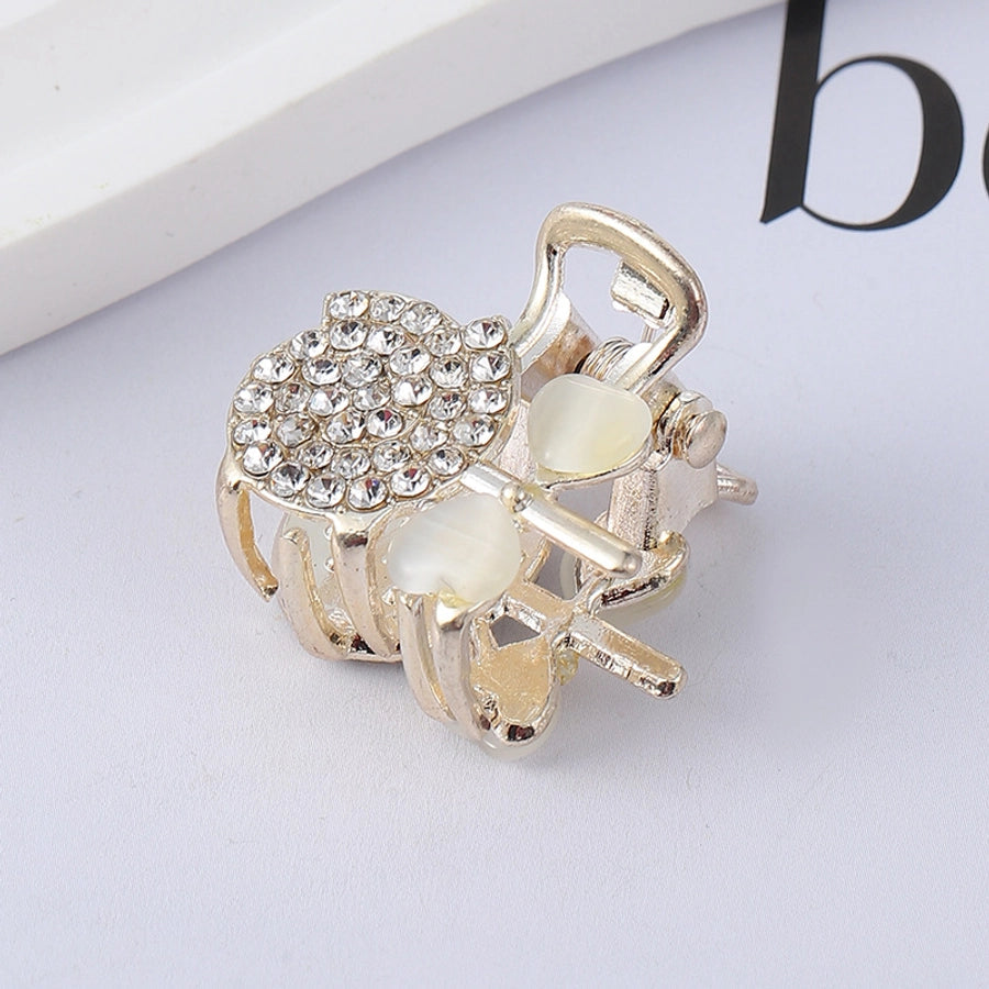 simple style butterfly rhinestone inlay rhinestones hair claws