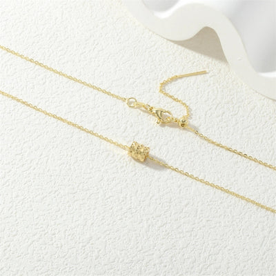 Jewelry Lady Simple Style Geometric Copper Zircon Necklace