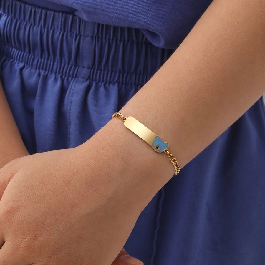 Basic Car Heart Shape Crown 304 Stainless Steel 18K Gold Plated Bracelets In Bulk