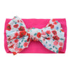casual plaid bow knot cloth hair band