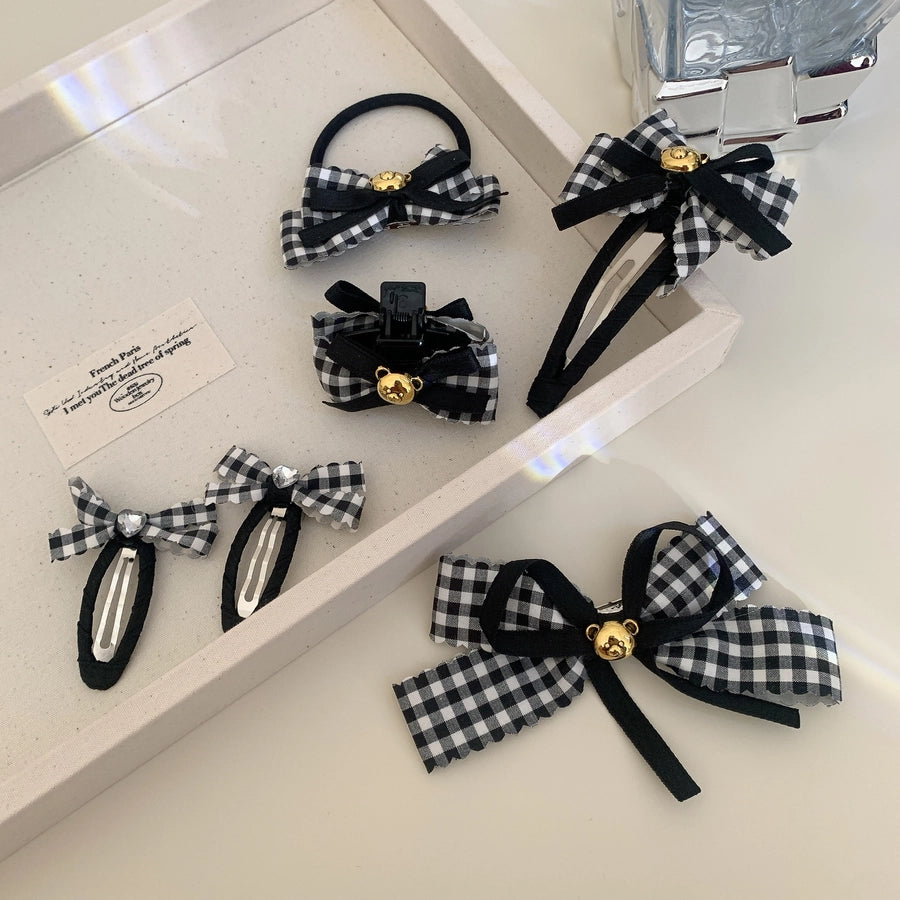 Women's Simple Style Classic Style Bow Knot Cloth Hair Clip Hair Tie Hair Claws