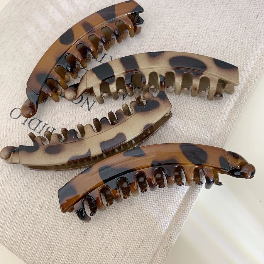 Women's Simple Style Streetwear Leopard PS Hair Claws