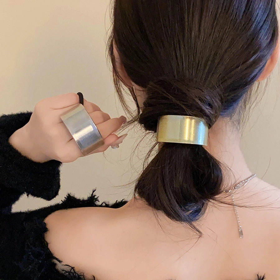 Women's IG Style Simple Style Solid Color Alloy Hair Tie