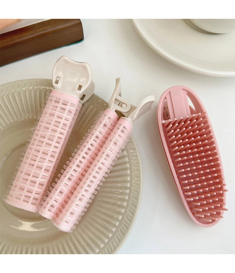 Upgrade pad hair root bangs curly hair loose clip  hairstyle clamshell holder seamless hairpin female high Skull top