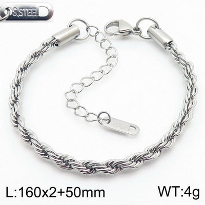 Jewelry Simple Style Geometric 304 Stainless Steel 18K Gold Plated Bracelets Necklace