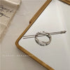 simple style solid color alloy plating hairpin