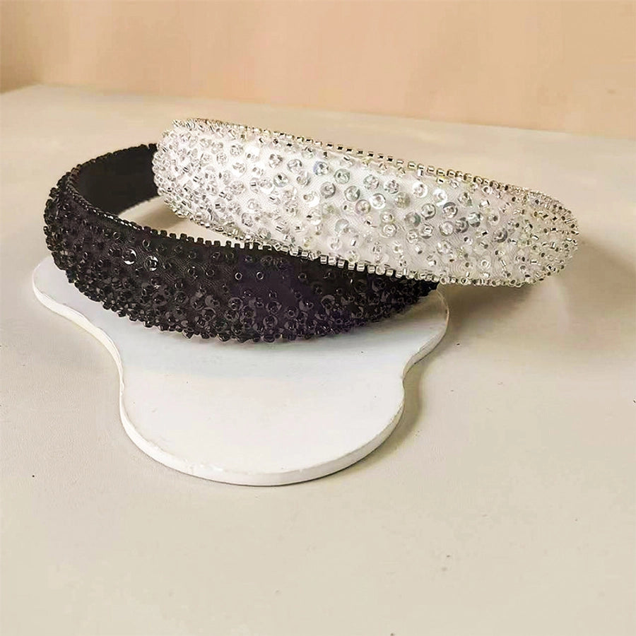 Women's Simple Style Solid Color Polyester Hair Band