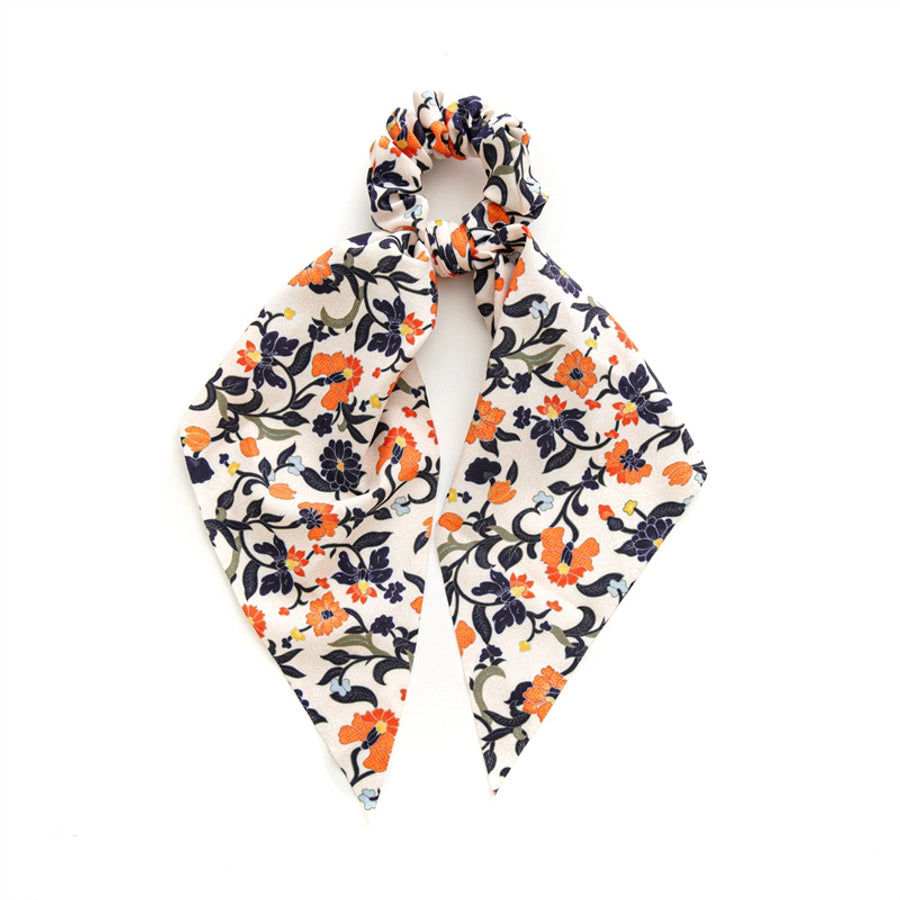 simple style solid color cloth ribbon hair tie 1 piece