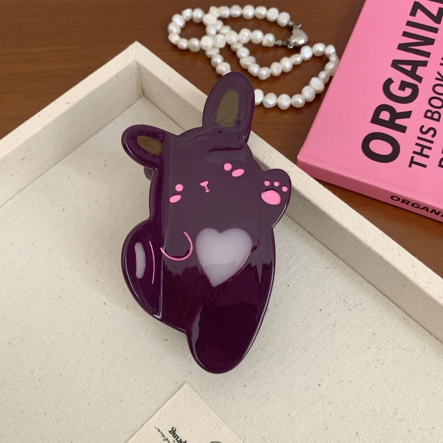 Women's Casual Elegant Streetwear Animal Acetic acid sheets Hair Claws