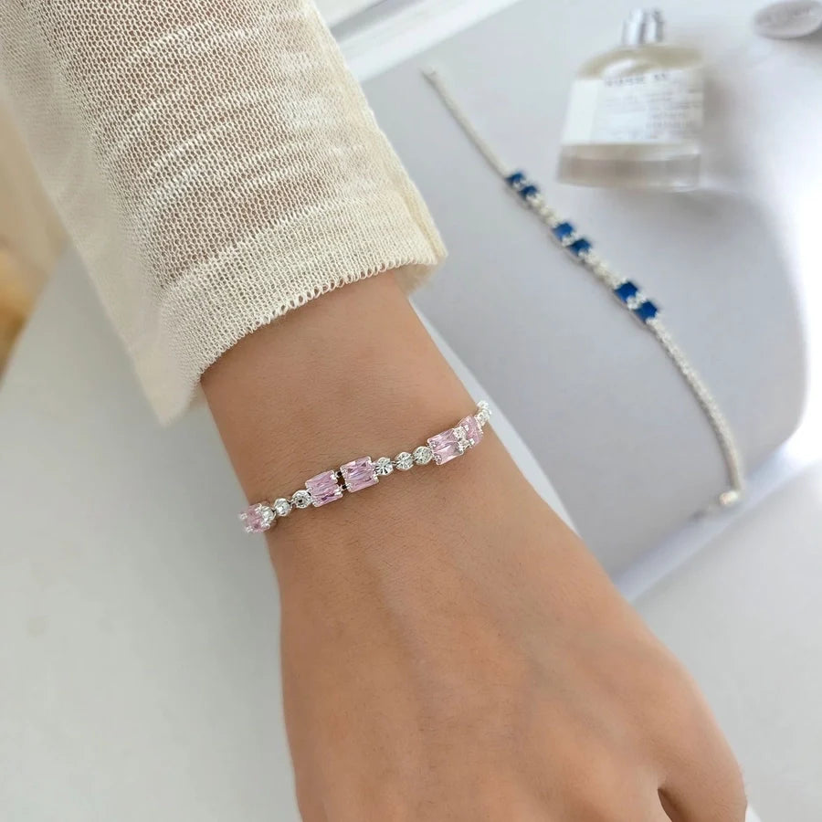 Copper Geometric Solid Color Bracelets