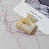 fashion geometric acetic acid sheets stoving varnish hair claws 1 piece