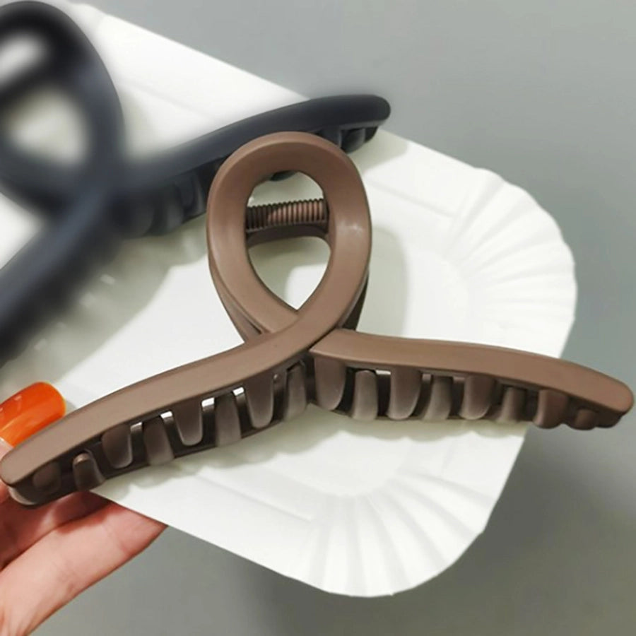 fashion flower metal plating artificial rhinestones hair claws 1 piece