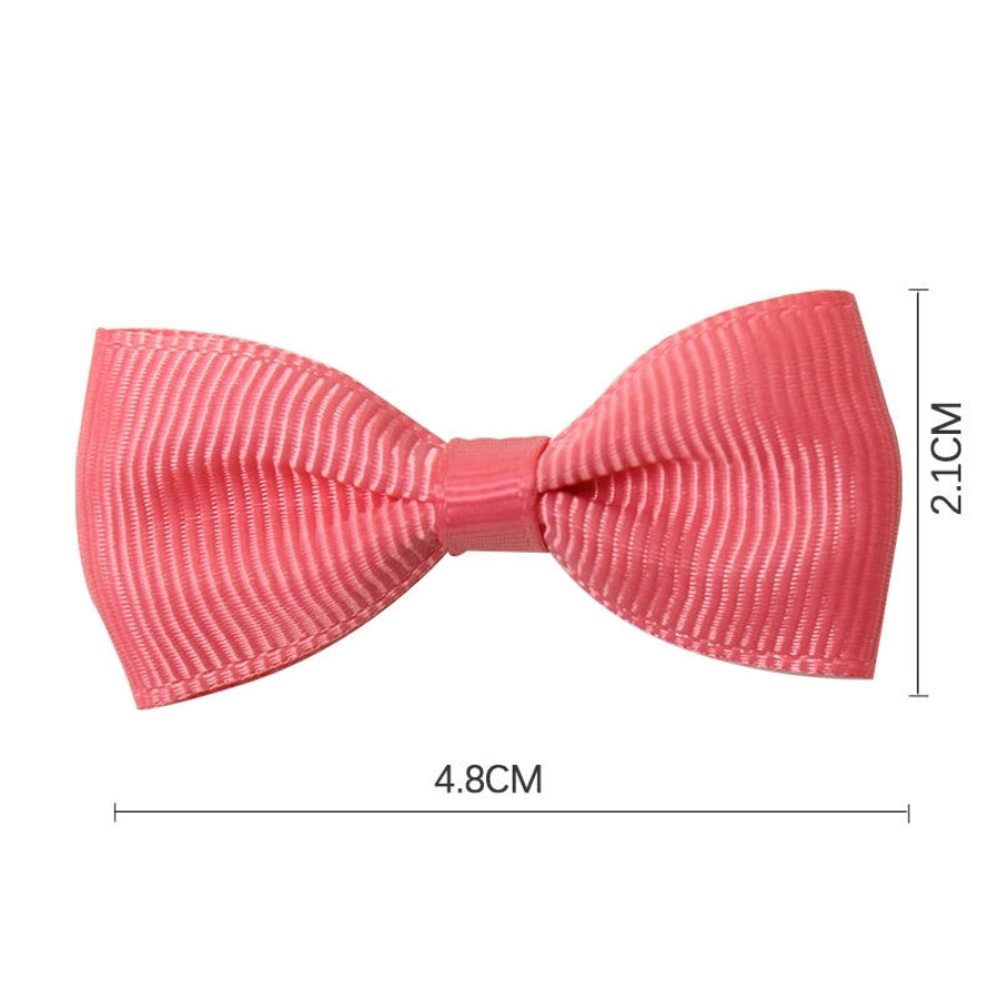 Women's Sweet Korean Style Bow Knot Polyester Hair Clip