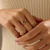 Jewelry Retro Simple Style Geometric 304 Stainless Steel Open Rings