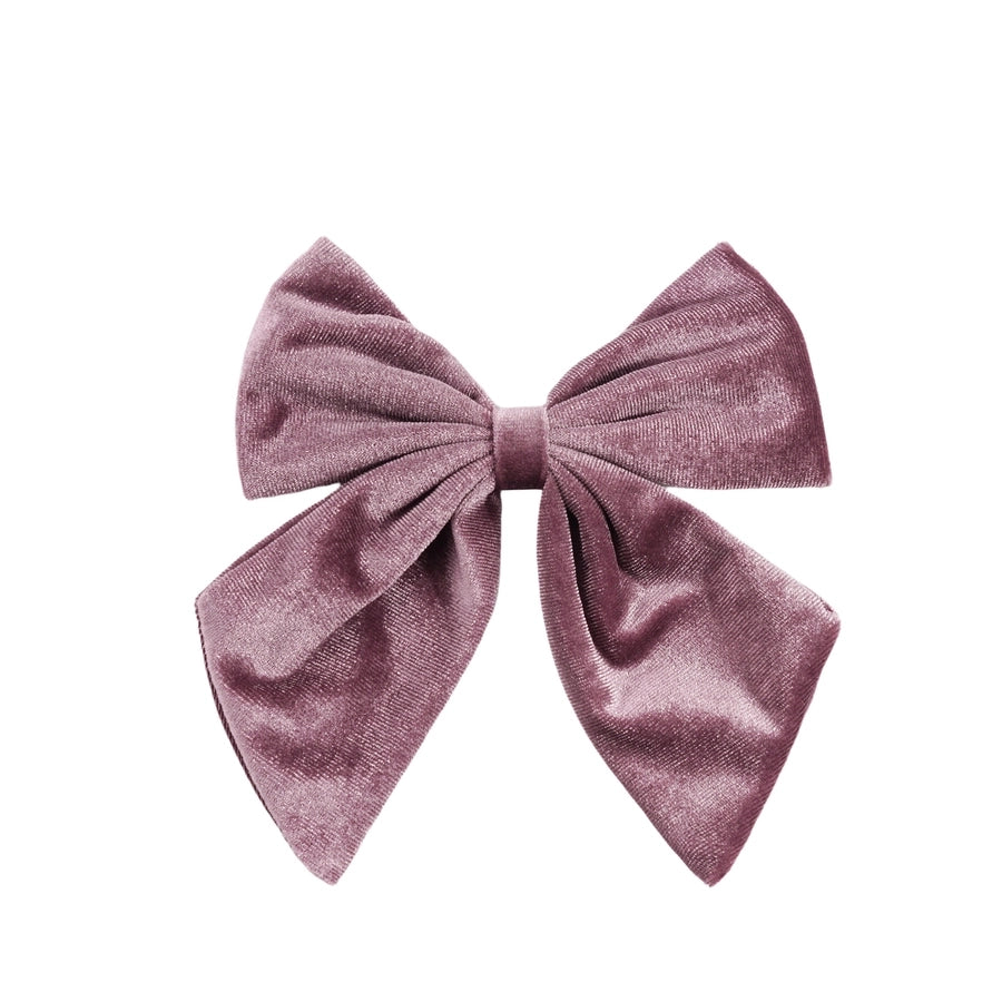 Women's Retro Bow Knot Flannel Hair Clip