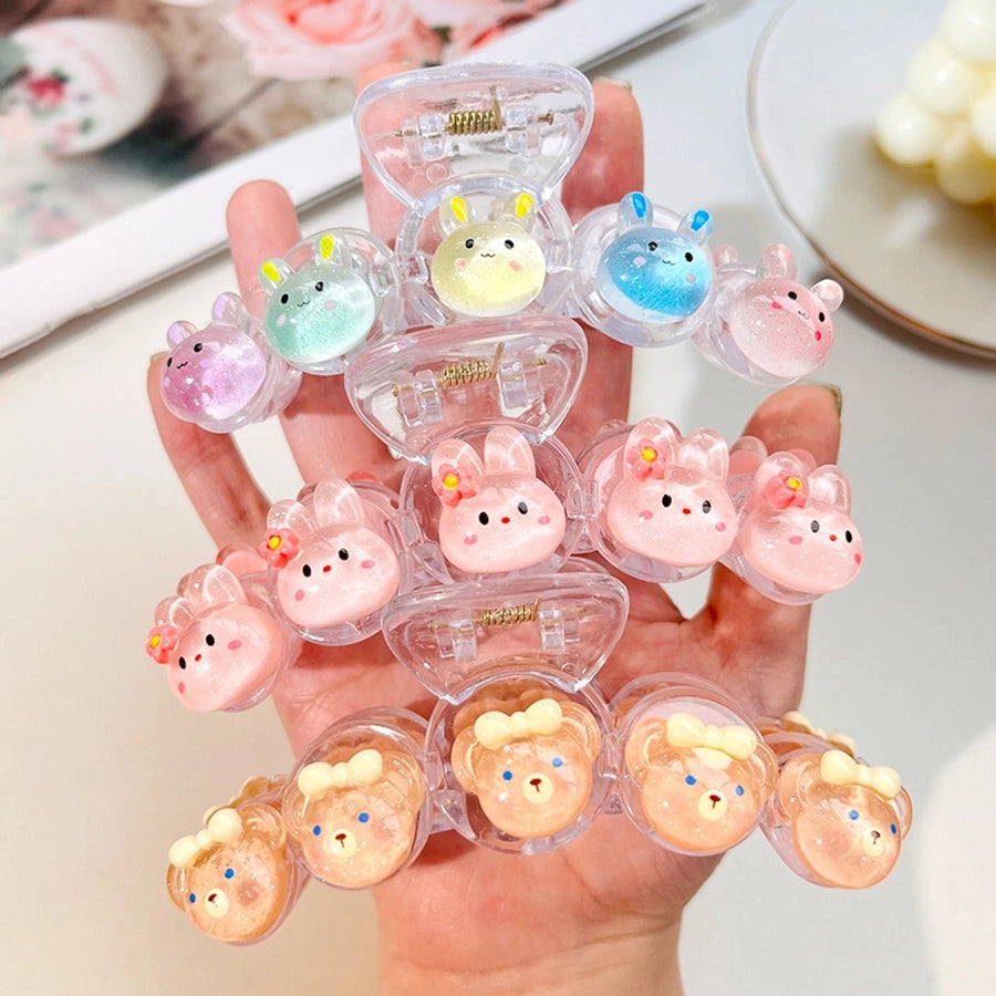 Women's Cartoon Style Peach Strawberry Plastic Resin Hair Claws