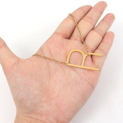 Jewelry Elegant Simple Style Classic Style Letter 201 Stainless Steel 304 Stainless Steel Pendant Necklace