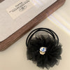 Women's Simple Style Classic Style Flower Gauze Inlay Rhinestones Hair Clip