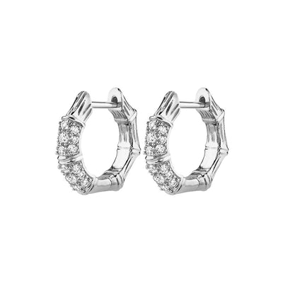 1 Pair Casual Simple Style Geometric Inlay Copper Zircon 24K Gold Plated Earrings