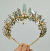 Women's Simple Style Classic Style Color Block Alloy Inlay Crystal Rhinestones Hair Band