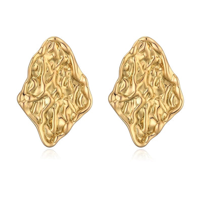 1 Pair Retro Simple Style Commute Geometric 304 Stainless Steel Ear Studs