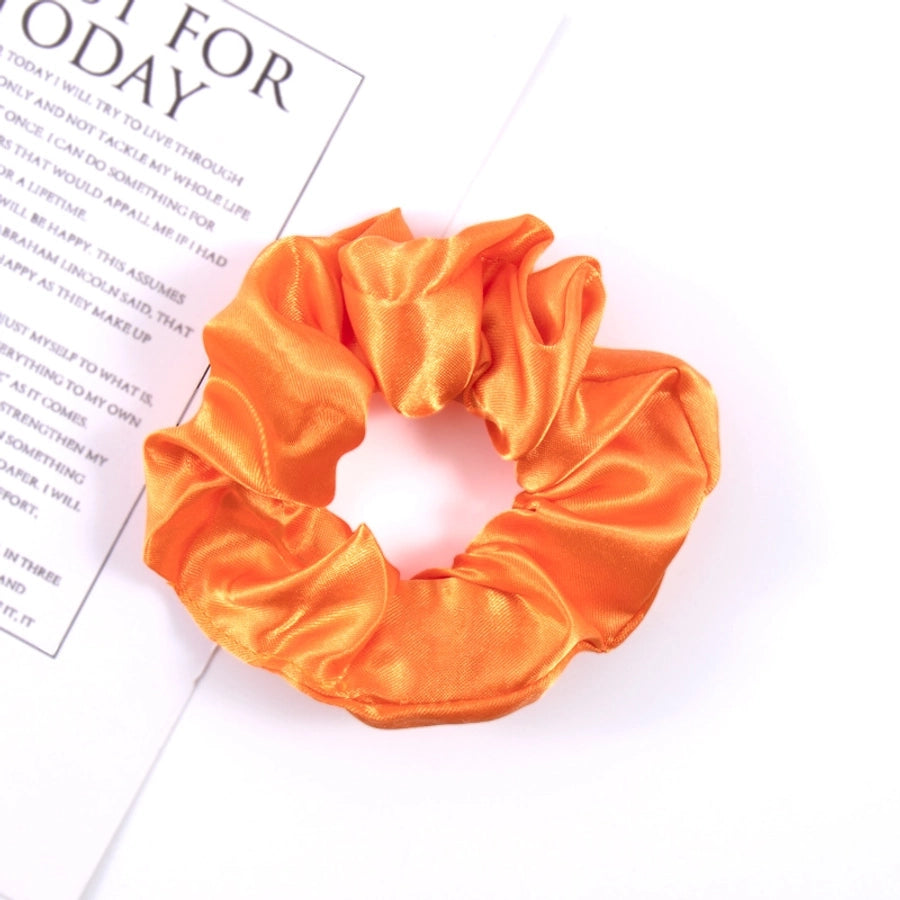 simple style solid color cloth hair tie