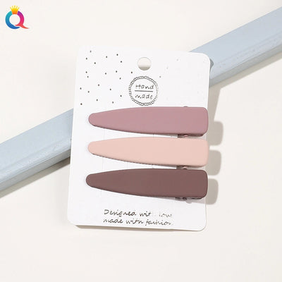 women's simple style geometric alloy plating hair clip
