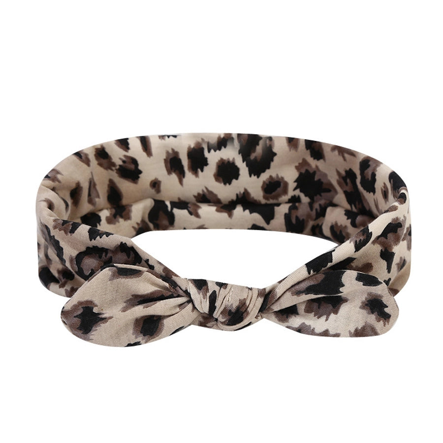 women's simple style solid color snakeskin leopard cloth hair band